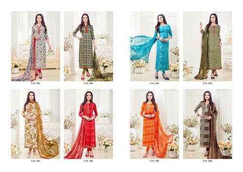 Aadesh Dresses (Zohra Vol-01) Straight Salwar Kame