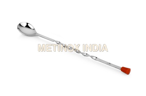 Bar Spoon with Red Knob