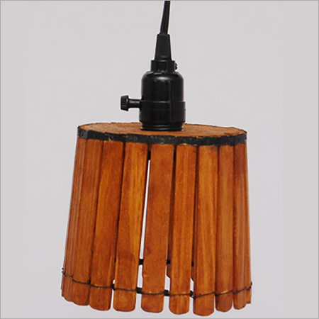 Brown Wooden Chandelier Lamp