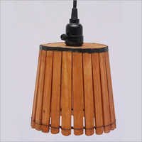 Wooden Hanging Lamp - Polished Wood Finish | Elegant Folk Art Design, Light Weight, Pest Free, Home Decoration & Art Collectible