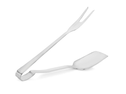 Roasting Tong - Stainless Steel, 12 Inches, 2 Inch Jaw Width | Ergonomic Handle, Heat Resistant, Polished Finish, Durable Design