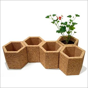 Cork Flower Pot