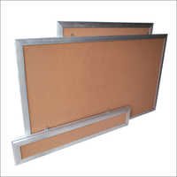 Cork Pin Board - Cork Wood & Aluminum, Varied Sizes, Brown | Elegant Pattern, Stylish Design, Durable, Lightweight, Smooth Surface