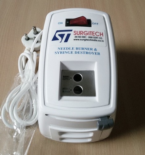 Electric Syringe & needle destroyer