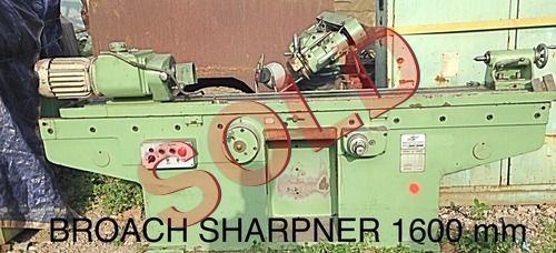 Broach Sharpening Machine