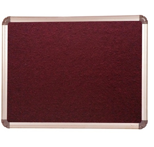 Deluxe Notice Board (Maroon)