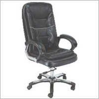 High Back Executive Chair - Premium Polycarbonate, Leatherette Upholstery, Elegant Black Finish | Ergonomic Design, Handmade Craftsmanship, High Durability, Easy Maintenance, Revolving Wheels