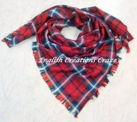 Indian Wool Acrylic Blended  Scarves