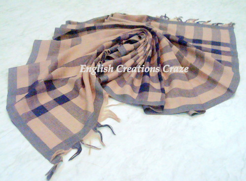 Wool Acrylic Woven Scarves
