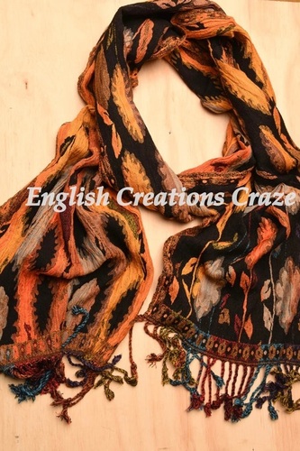 Wool Lycra jacquard Scarves