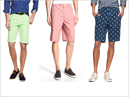 Men Shorts - Cotton Blend, 9-11 Inch Inseam | Breathable Fabric, Comfortable Fit, Stylish Design, Durable Material, Two Side Pockets
