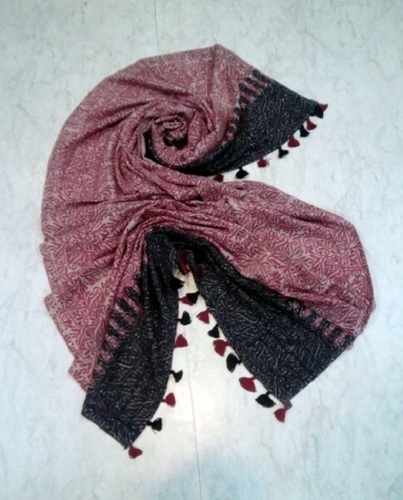 INDIAN Wool Viscose Printed Scarves
