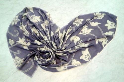 Wool Viscose Print Scarves