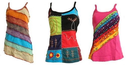Ladies Tops - Cotton, Size S-XL, 24-26" Length, Multicolor | Sleeveless, Stylish Design, Comfortable Fit, Durable Material, Easy to Wash