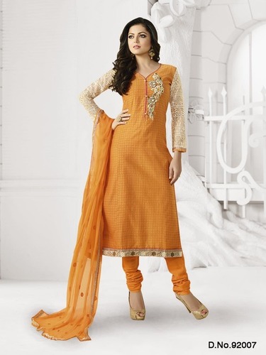 Orange Exclusive Dress Material