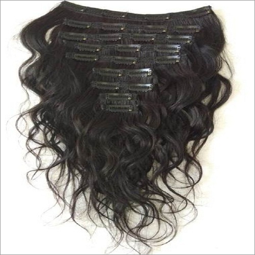Indian Wavy Clip in Hair