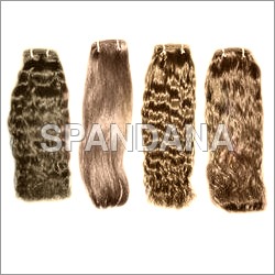 Machine Wefted Hair
