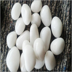 White Polished Pebbles