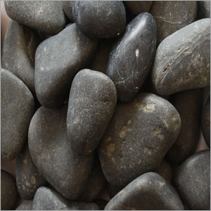 Natural Black River Pebble