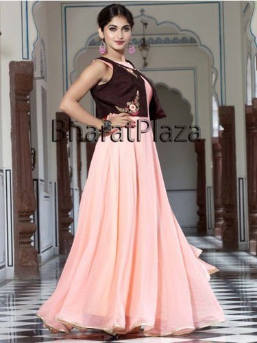 Light Pink Anarkali Suits