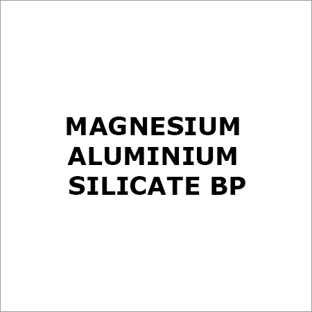 Aluminium Magnesium Silicate BP