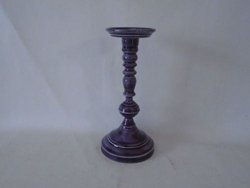 Ceramic Candle Holder - Metal with Rustic Finishing | Handmade, Lightweight, Ideal for Home Decoration and Gifts