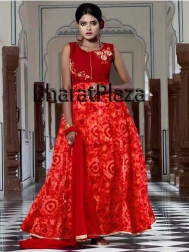 Printed Anarkali Suit