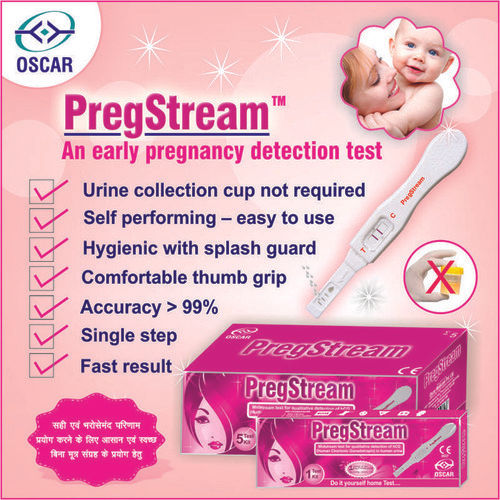 Plastic Pregnancy Midstream Test Kit