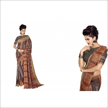 Beckoning Multi Color Bhagalpuri Silk Saree