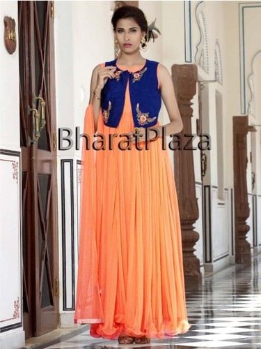 Net Anarkali Dress