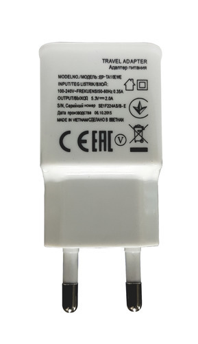 Travel Adapter 2.1Amp. With Dual USB Port