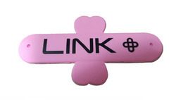 U Touch Mobile Stand - Silicone Steel Silicone 70x40 mm Pink | Portable Universal Hands-Free Holder Double-Sided Adhesive
