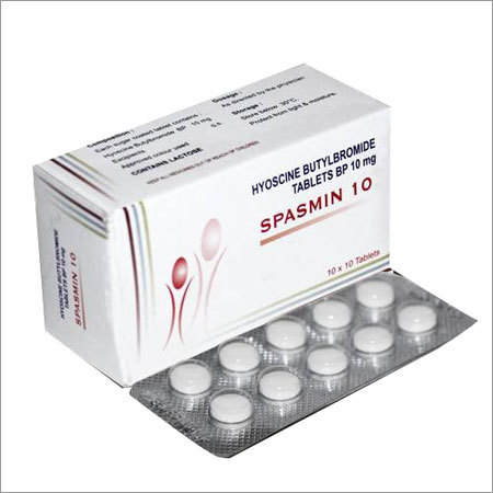 Spasmin-10 (Hyoscine Butyl Bromide Tablets Bp 10Mg Recommended For: Gastrointestinal Tract