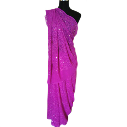 Chikan Embroidered Saree