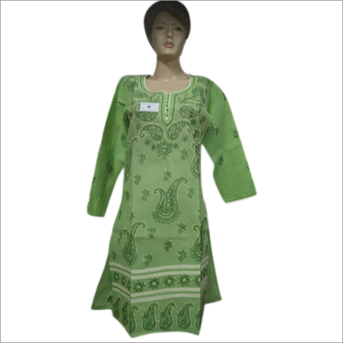 Cotton Chikankari Kurtis