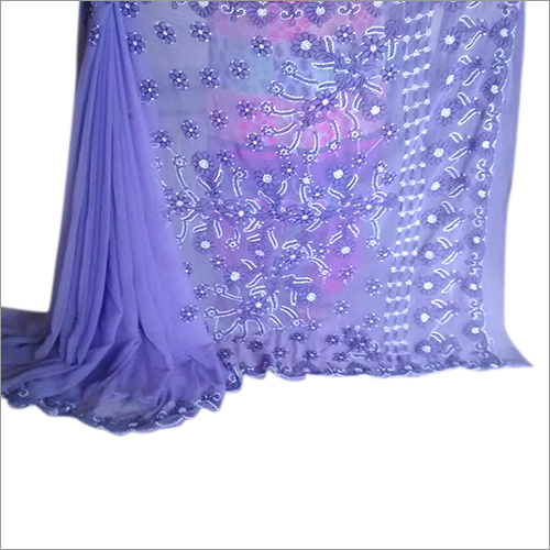 Chikan Embroidery Traditional Georgette Sarees