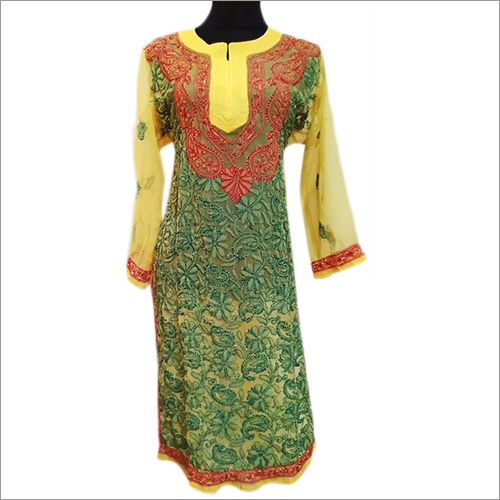 Chikan Embroidery Kurti