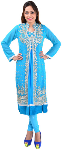 Jacket style salwar kameez
