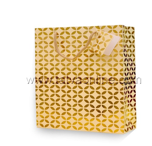 Decorative Golden Paper Bag