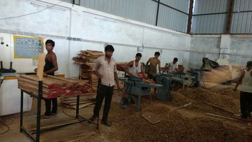 Badminton court teak wood flooring