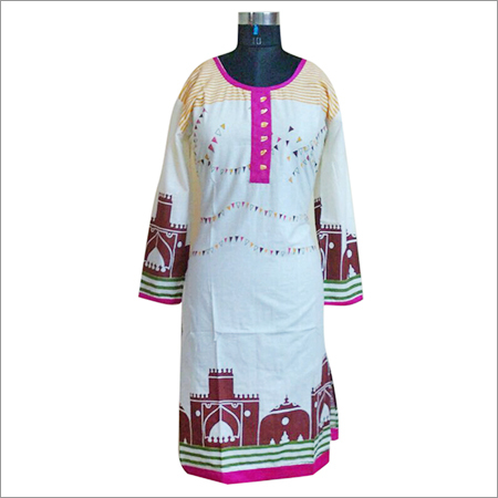 White Anarkali Kurtis