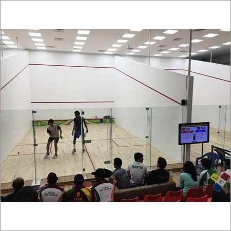 Granite Stone Back-Wall Glass For Squash Court