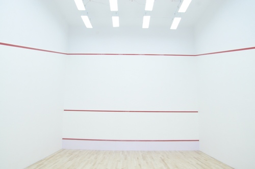 Hard plaster for Squash court