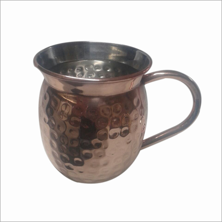 Hammered Copper Mugs