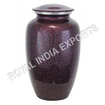 Purple Aluminium Urns