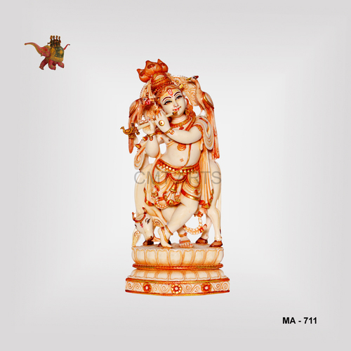 Figurine Cultured Marble Krishna