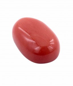 10.25 ratti Natural Red coral, Red Prabal