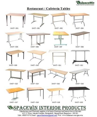 Cafeteria Tables