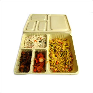 4 Section Tray With Lid