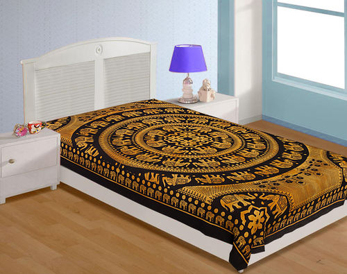 Multi Printed Cotton Double Bedsheet